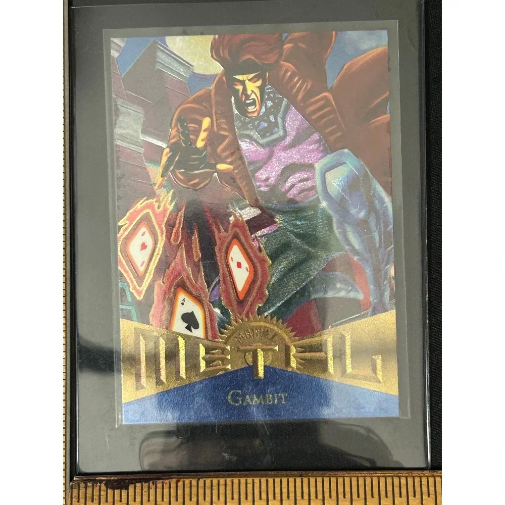 1996 Marvel Metal Gambit Trading Card 42 X-Men